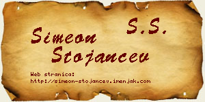 Simeon Stojančev vizit kartica
